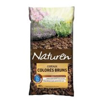 Scaglie Colorate Marroni - 40L – NATUREN – Decorazione Interna ed Esterna, Versatili, Resistenti agli Agenti Atmosferici