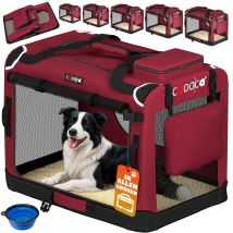 Transportadora Para Mascotas S / M / L / Xl / Xxl / Xxxl Transportín Plegable Perros Gatos Bolsa De Transporte Animales 2 Bolsillos Exteriores Incl. 