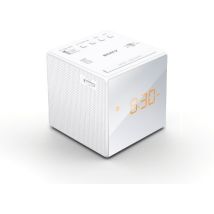 ICF-C1 Radiowecker – Analogtuner für UKW/MW – Überbrückungsbatterie – Einstellbare Displayhelligkeit – Sony