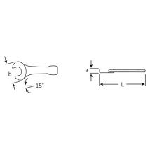 Stahlwille - Chiave Fissa 4204 Sw 85mm L.408mm Cr-a-sta