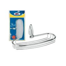 Mensola Ovale Da Bagno Doccia A Parete Muro Acciaio Zama Cromata 32x13x12 Artex