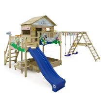 Parco Giochi In Legno Disney Quest Giochi Da Giardino Con Altalena E Scivolo Casa Su Palafitte Da Esterno Con Sabbiera E Scala Di Risalita Per Bambini