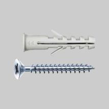 Tassello Con Vite E Bordo Avb-tc Diametro 10x50 - Vite 6.6x60 Conf. Da 50 Pz