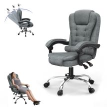 Naspaluro - Executive Office Chair High Back Desk Chair - Ergonomic Recliner Computer Chair - Gaming Chair With Tilt Function Heavy Duty For Home 