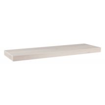 Étagère Murale, Étagère Alvéolée, Étagère En Bois, Étagère Murale, Noyer Blanc, 75 X 23 X 3,8 Cm - Minerva