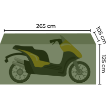 Copertura Scooter Titanium L256 X P105 X A125 Cm