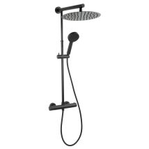 Ferro Trévi Black Set Doccia Nero Opaco 30 Cm
