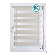 Linen Clip&Fix Rollo Nacht&Tag 150 x 180 cm – Zubehör für einfache Montage – Licht- und Sichtschutz – Storplanet