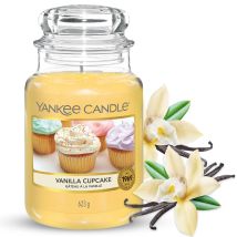 Yankee Candle - Candela Profumata In Giara Grande Cupcake Alla Vaniglia Durata Fino A 150 Ore Regali Perfetti Per La Festa Della Mamma Per Le Donne