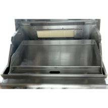 Allgrill Edelstahl Plancha Grillplatte - Modul Größe M Grillfäche 55 X 35 Cm 88300