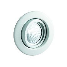 Drutec - Spot Encastrable En Métal Pour Mr16, Sans Anneau De Retenue, Orientable, Ip20, Blanc Rutec R55111-m