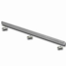 Genius - Ja146 Cremagliera Acciaio Zincato 30x12 Mod.4 1 Metro Per Cancello Faac