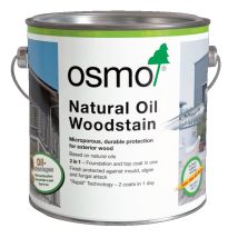 Osmo Natural Oil Woodstain Effect Satin - Graphite Silver - 2.5l