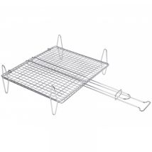 Parrilla Doble Pescado 25x30cm Zincada 2589 Sauvic