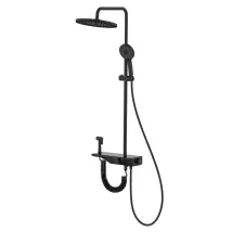 Colonna Doccia 3 Getti Con Deviatore 4 Vie Con Mensola Con Idroscopino Aquasanit