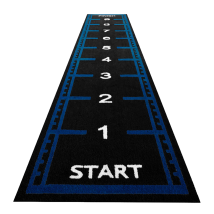 Pista Sprint In Erba Artificiale - 10 X 2 Metri - Nero / Blu - 17 Mm