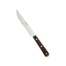 Cuchillo De Mesa Joker Con Puño En Asta De Ciervo Y Hoja De Acero 420 Con Sierra De 12,5 Cm, 70 Gr, Jc00
