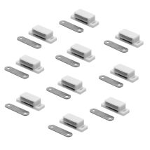 Set 10x Chiusure Magnetiche Serratura Magnetica Per Porte Armadi Cassetti