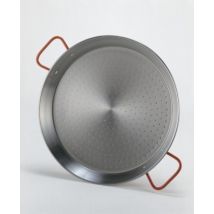 Paellera 115 cm – Acero pulido – 120 raciones – Cocción uniforme – Ideal para gas y leña