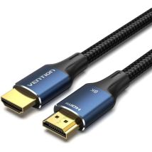 Vention HDMI Kabel Typ A geflochten 8K 2m 144 Hz 48 Gbit/s Schwarz