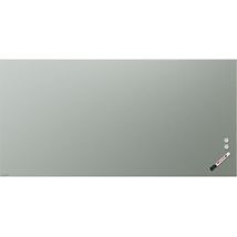VIVOL – Lavagna in vetro opaco 2000 x 1000 mm – Superficie magnetica, scrivibile, senza cornice – Colore salvia