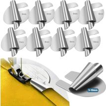 8 Piezas De Accesorios Para Máquinas De Coser, Prensatelas Para Dobladillo Doméstico Adecuado Para Varias Máquinas De Coser, Accesorios,3-10mm