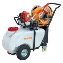 Wortex - Motopompa Da Irrorazione Carrellata A Scoppio C50-t2 25.6cc 0.75kw 25bar