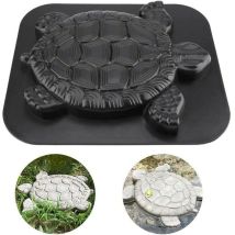 Schildkröten-pflasterform Aus Kunststoff, Mittelgroße Betonpflastersteine, Für Gartenwege, Gehwege, Trittsteine (15,74 × 13,39 × 1,50 Zoll)