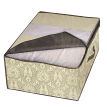 Mongardi - Custodia Coperte In Tnt Trama Damascata 60x46x26cm Sistemi Salvaspazio
