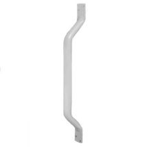 Akw - 1200 Series Flat Ended Stainless Steel Grab Rail 445mm Length - White