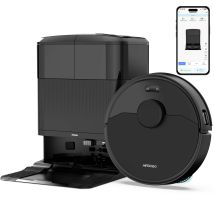 Airrobo M2 Aspirateur Robot Laveur 15 Kpa Avec Double Lidar 3d, Vidage Auto Jusqu'à 75 Jours, Séchage Ptc À Air Chaud, Lavage À 60°c