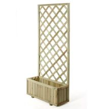 Bricolegnostore – Pflanzkübel aus imprägniertem Holz 75x30cm x H. 180cm – Garten und Terrasse – Ideal für die Gestaltung
