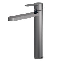 Merano - Nuie Arvan Tall Mono Basin Mixer Tap - Brushed Pewter