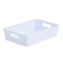 Wham – Studio Basket 4.01 Rectangular – Ice White – 2L Capacity – 17cm x 25cm x 6cm