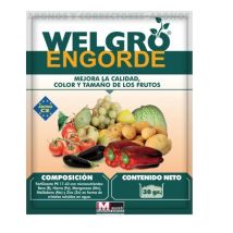 Mass - Welgro Engorde, Aumenta Calidad, Color Y Tamaño Del Fruto, Sobre 30 Gr
