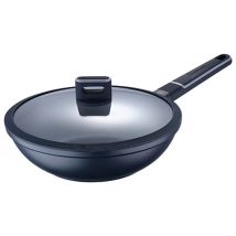 Wok - Masterpro - Bgmp-7975 (masterpro Indigo) - 28 Cm - Fuente De Aluminio - Recubrimiento Xylan Plus