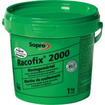 Malta Di Montaggio Racofix 2000 1: 3 (acqua / Malta) Secchio Da 1 Kg Sopro Per 16)