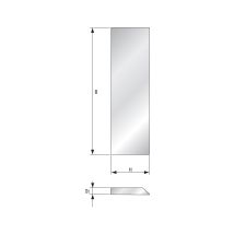 Streifenhobelmesser 310x35x3 Mm Hobelmesser Hss Schnellarbeitsstahl - Guhdo