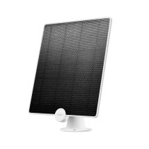 A200-4.5w Panel Solar (blanco) Para Cámara Vigilancia Inalámbrica Con Batería, Fuente De Alimentación Continua, Impermeable, 360° De Montaje Ajustable
