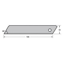 Cuchilla LCB-50S 10 uds. – 18 mm – Endura sólida – Dispensador incluido