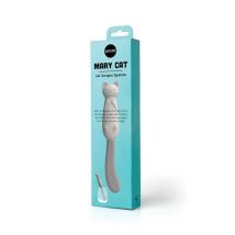 Spatule - Ototo - Mary Cat - Motif Chat - Silicone Blanc - Pour Pâte À Tartiner