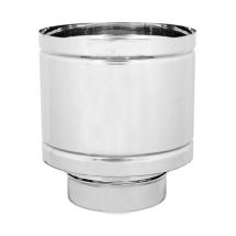 Europrofil - Cappello Antivento Monoparete Acciaio Inox Aisi 304 Ø200
