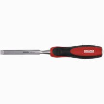 Scalpello per falegname 12 mm – Acciaio al cromo vanadio – Impugnatura ergonomica in gomma TPR – HIT