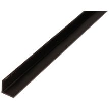 Gah - Alberts Winkelprofil, Gleichsch., Pvc Schwarz, Lxbxhxs 1000 X 20 X 20 X 1,5 Mm