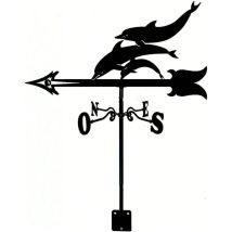 Un Ensemble De Girouettes De Requin, Girouettes De Jardin Extérieur, Girouettes, Décorations De Toit, Ornements D'Artisanat De Cour Dtian