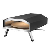 Horno De Pizza A Gas Con Piedra Giratoria Para Pizzas Ø330mm Portátil Para Jardín Y Exterior - Toboli
