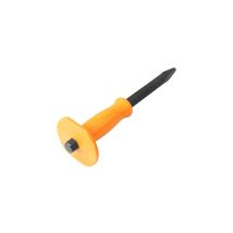 Cincel de Punta Redonda 4x16x300mm – Acero Carbono – Mango Ergonómico – Alta Durabilidad – Tolsen