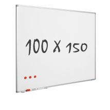 Eco Whiteboard – magnetisch – 100x150 cm – lackierter Stahl – Aluminium – 16,4 kg – 2 Jahre Garantie