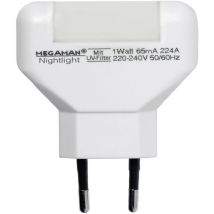 Mm001 Mm001 Luce Notturna Led Rettangolare Led (monocolore) Bianco Caldo Bianco - Megaman
