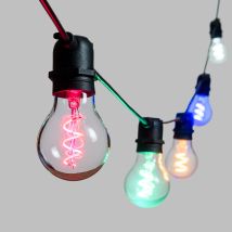 Luces Led Multicolores A Espiral 36v 10a E27 600x300x240
